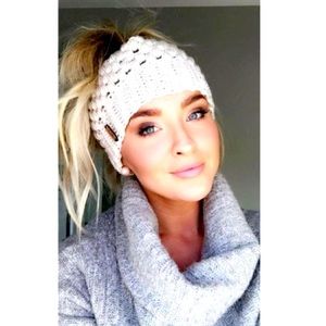 Crochet bun hats